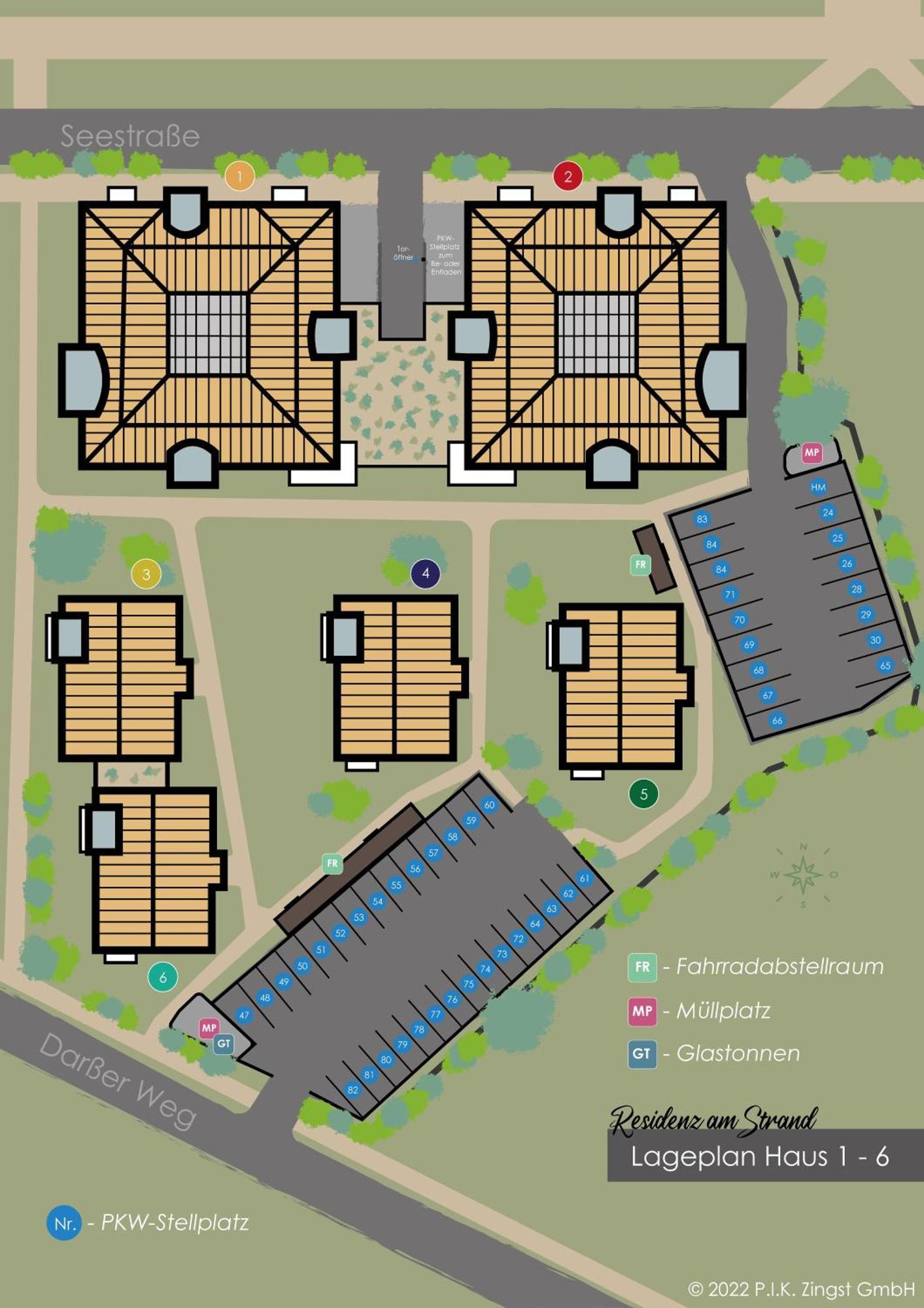 Residenz Am Strand Wohnung 1-18 Zingst Bagian luar foto